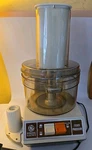 General Electric Food Processor Chopper Slicer Shredder D8FP1 Vtg With Papers. Fixed Price $28.47.