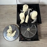 Cuisinart FP-14DC FP-16 Food Processor Blades Stem Shredder Slicer Storage Box. Fixed Price $47.49.