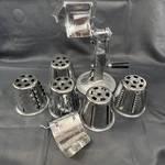 Vintage - King Kutter Food & Vegetable Cutter Manual Processor W/ 5 Cones. Fixed Price $47.54.