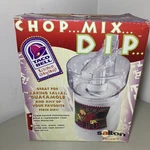 Vintage Taco Bell Food Processor By Salton Tested & Working Chop Mix Dip. Fixed Price $30.00.