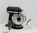 Kitchenaid KSM150PS Artisan Qt Tilt Head Stand Mixer Onyx Black W/ Accessories. Fixed Price $263.99.