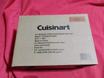 Cuisinart Red Manual Food Processor CTG-00-PCH4RD. Fixed Price $25.00.