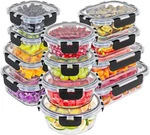 Magic Mill Borosilicate Glass Food Storage Containers With Lids 24PC Sets. Fixed Price $25.99.