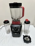 Oster Versa Pro Power Blender 8CUP Jar 1400W Stainless Steel Blade Black/red. Fixed Price $94.99.