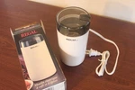 Vintage Regal Electric Coffee Spice Mill Grinder K7450 White Box Manual New. Fixed Price $21.99.