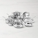Cuisinart Chef's Classic Stainless-steel 17-PIECE Cookware Set. Fixed Price $145.66.