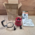 Wolfgang Puck 400-WATT 48 Oz./ 6 Cups Red Quadchop Blender/chopper New In Box. Fixed Price $39.99.