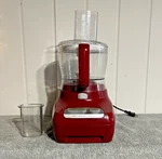 Wolfgang Puck Bistro Collection Food Processor BFPR0015 Tested W/ Blades Red. Fixed Price $79.85.