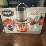 Parini 8-CUP Full-size Food Processor 450W Glass Bowl 2-SPEED Chop/slice. Fixed Price $35.50.