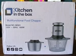Kitchen In The Box MG01 Silver Black 400W Multifunctional Food Chopper. Fixed Price $18.74.