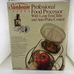 Vtg Sunbeam Vista Professional Food Processor 84071 Tested Working(new Rare). Fixed Price $140.00.