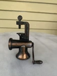 Durham Industries Inc. Item No. 14 Bronze Manual Meat Grinder W/ Handle. Fixed Price $54.99.