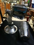 Salad King Vintage Food Processor & 5 Cones Finger Guard Preowned. Fixed Price $59.95.