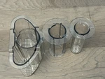 3 Pcs Cuisinart FP-145 Food Processor Large/mid/sm/ Replacement Work Bowl Pusher. Fixed Price $32.00.