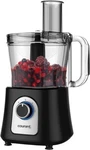 Courant Food Processor Large 12-CUP Bowl 800W Motor, Stainless Steel Blade-black. Fixed Price $59.97.