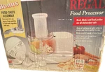 Vintage Regal Compact Food Processor K7757 K7700 Plus Bonus Used Once!. Fixed Price $39.95.