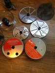 Cuisinart And Kitchenaid Assortment Of Discs, Bowls Blades New. Fixed Price $19.00.