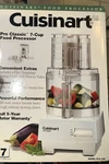 New Box Cuisinart Classic 7-CUP Food Processor DLC-10S 2014. Fixed Price $119.99.