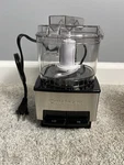 Cuisinart Mini-prep 2.6-CUP Food Processor, Black/stainless DLC-1SSFR. Fixed Price $50.00.