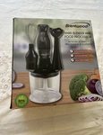 Brentwood 2-SPEED Hand Blender Food Processor HB-38BK New. Fixed Price $28.00.