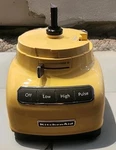 Kitchenaid Yellow Food Processor KFP0930MY Base Only Works Tested. Fixed Price $19.99.