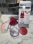 Ninja NJ100GR 16.0 Oz. Chopper ,food Processor Red Maroon. Fixed Price $21.50.
