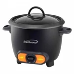 Brentwood 3 Cup UNCOOKED/6 Non Stick Rice Cooker In Black. Fixed Price $37.59.