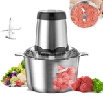 300W Electric Food Processor Kitchen Chopper Blender Stainless Steel 2L. Fixed Price $23.99.