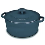 Cuisinart Classic Enameled Cast Iron 5 Quart Round Casserole Blue. Fixed Price $209.99.