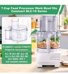 7 Cup Food Processor Replacement Parts Kit For Cuisinart DLC-10 Series P.... Fixed Price $65.00.