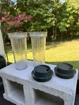 2 Cuisinart Velocity Ultra Blender To Go Cups W/lids.. Fixed Price $17.99.
