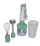 Hand Blender Blend, Whisk, Chop Green Kitchen Living Model WBH-13H. Fixed Price $17.99.