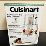 Cuisinart Classic 7-CUP Food Processor DLC-10S White New Box 2014. Fixed Price $93.75.
