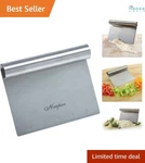 Stainless Steel Kitchen Scraper Chopper 6IN X 4IN Multi-use Food Prep Tool. Fixed Price $22.97.