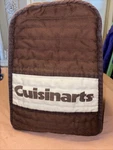 Vtg Cuisinart Food Processor Quilted Fabric Cover Fits DLC-8 DLC-7 Rn 54777. Fixed Price $20.00.