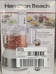 Hamilton Beach 10 Cup Food Processor Bowl Scraper 70733 Dishwasher-safe Parts. Fixed Price $64.99.