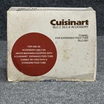 Cuisinart DLC-051 Funnel For Expanded Feed Tube DLC-7 DLC-8 Food Processor Usa. Fixed Price $27.99.