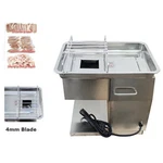 Qx Type 4MM Blade Meat Slicer Cutting Machine Stainless Steel 250KG/H 110V. Fixed Price $919.77.