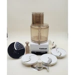 Vintage Cuisinart DLC-7E Food Processor 14 Cup Amber Bowl With Disc Set Japan. Fixed Price $89.95.