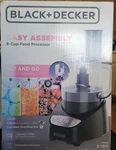Black+decker FP4100B 8-CUP Food Processor 450W 2 Speeds Dishwasher-safe S-blade. Fixed Price $49.99.