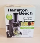New Hamilton Beach 4-IN-1 Electric Spiralizer, 6 Cup, 70935, & Sealed. Fixed Price $39.95.