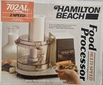 Hamilton Beach Speed Food Processor Almond Model 702AL Made In Usa. Fixed Price $41.99.