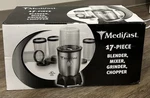 Medifast 17-PIECE Blender Mixer Grinder Chopper 300W Silver Black Open Box. Fixed Price $25.00.