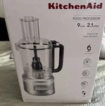 Kitchenaid KFP0919 Cup Food Processor Plus Silver Chop Puree Knead Shred Slice. Fixed Price $94.99.