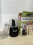 Hamilton Beach Stack & Press 3 Cup Chopper Mini Food Processor. Fixed Price $27.99.