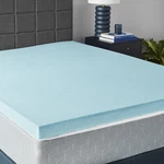 Amazon Basics Cooling Gel Latex Queen Mattress Topper, 3-INCH, Certipur-us. Fixed Price $98.98.