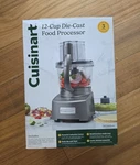Cuisinart 12-CUP Die-cast Food Processor 1000W Touchpad 3-SPEED Slice. Fixed Price $149.00.
