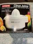 Vintage Waring Citrus Juicer Electric Model JC210-1. Fixed Price $23.99.
