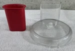 Kitchenaid Food Processor Cup Red Work Bowl Lid & Pusher KFP715WH2 KFP715ER2. Fixed Price $29.99.