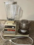 Oster Touch Control Kitchen Center 16 Speed Food Processor & Blender Combo Works. Fixed Price $80.00.
